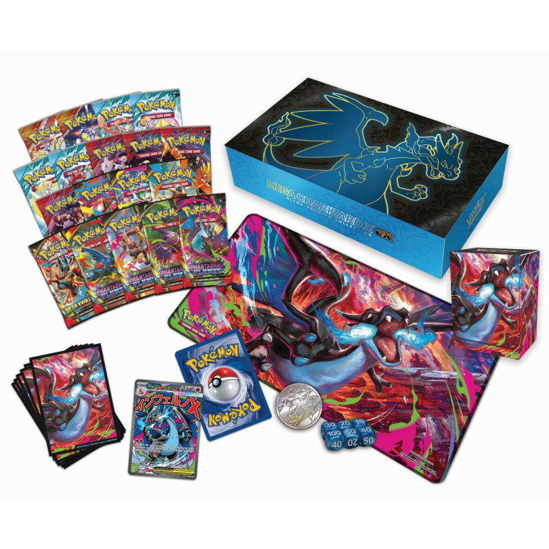 Pokemon TCG: Phantasmal Flames - Mega Charizard X Ex Ultra Premium Collection (UPC)