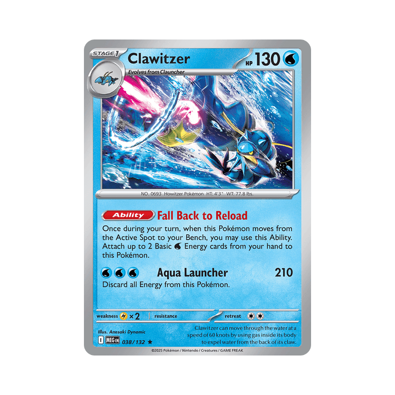 Clawitzer - Mega Evolution