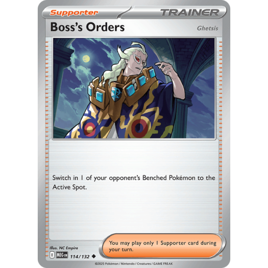 Boss's Orders (Ghetsis) - Mega Evolution