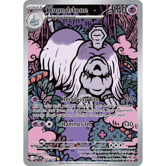 Mega Evolution_Houndstone_MEG_145