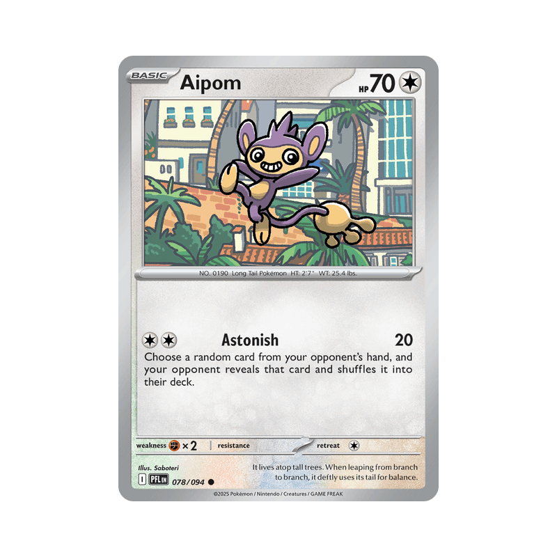 Aipom - Phantasmal Flames