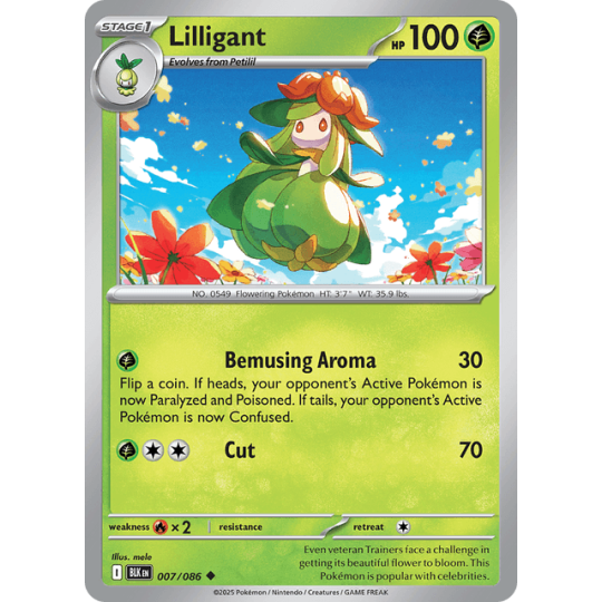Lilligant - Black Bolt