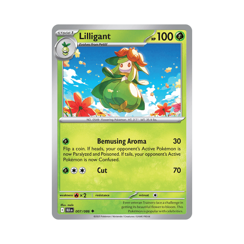 Lilligant - Black Bolt