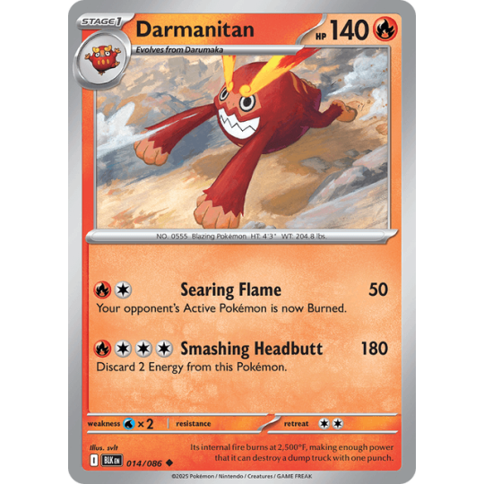 Darmanitan - Black Bolt