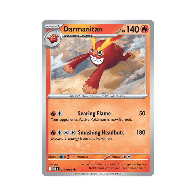 Darmanitan - Black Bolt