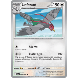 Unfezant - Black Bolt