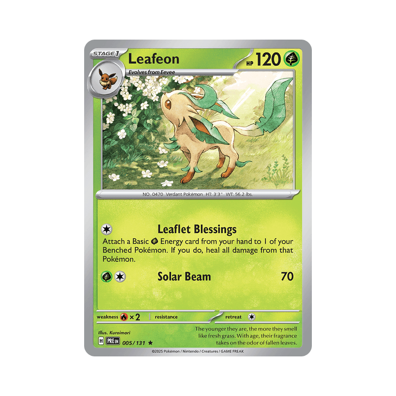 Leafeon - Prismatic Evolutions
