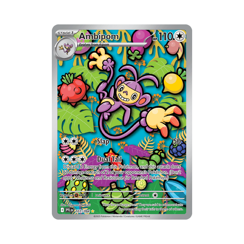 Phantasmal Flames_Ambipom_PFL_107