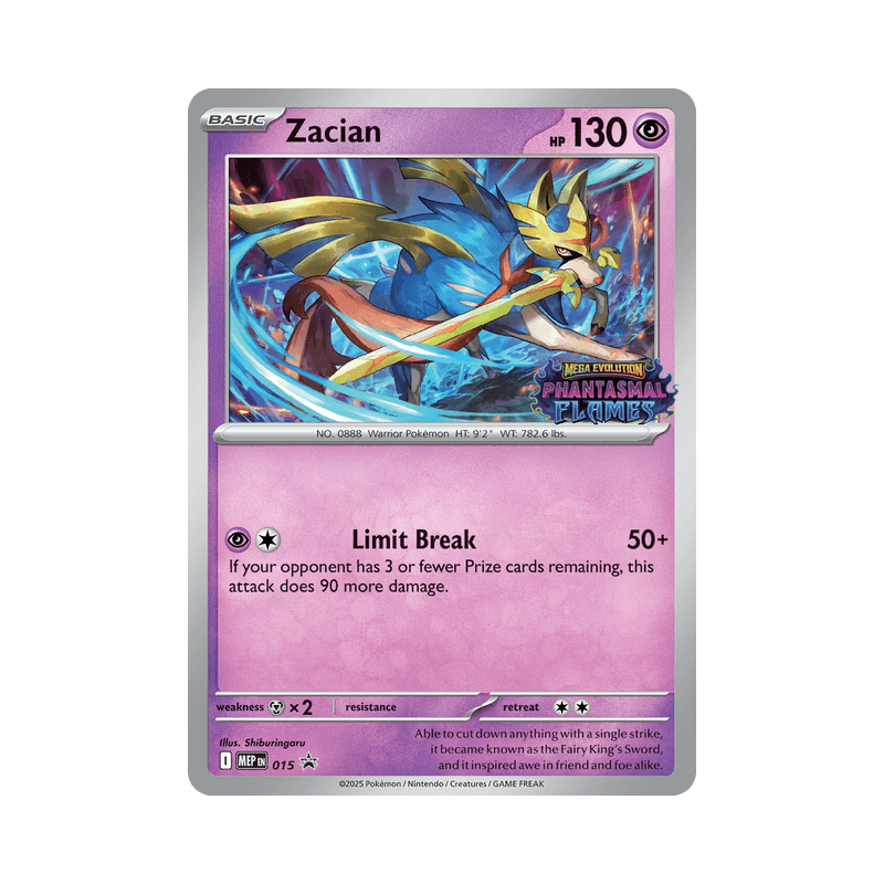 Zacian (Prerelease Promo) - Phantasmal Flames