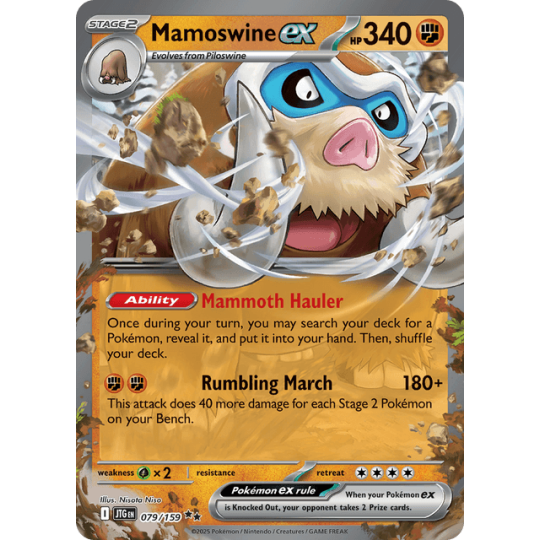 Journey Together_Mamoswine EX (Play Stamped)_JTG_079