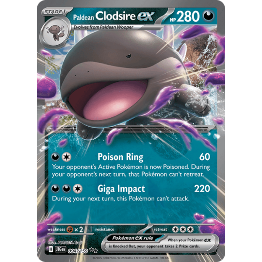 Journey Together_Paldean Clodsire EX_JTG_094