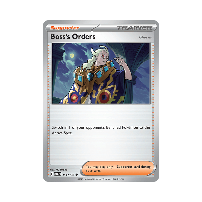 Boss's Orders (Ghetsis) - Mega Evolution