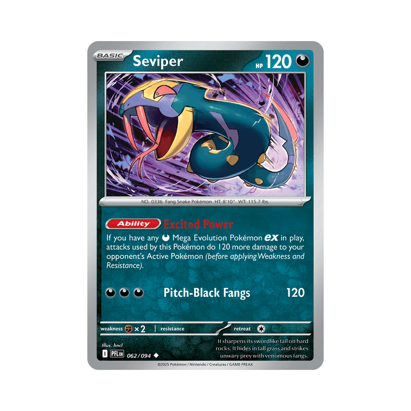 Seviper - Phantasmal Flames