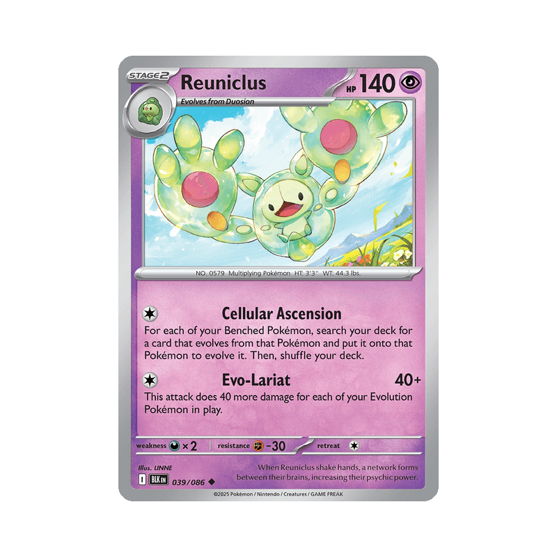 Reuniclus - Black Bolt