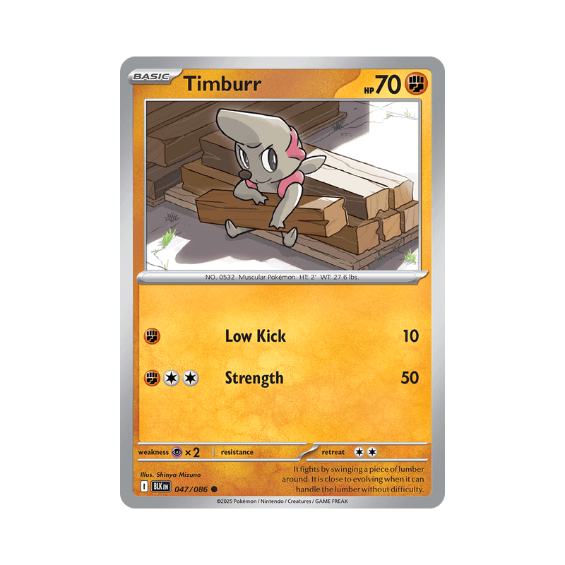 Timburr - Black Bolt