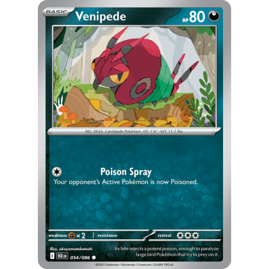 Venipede - Black Bolt