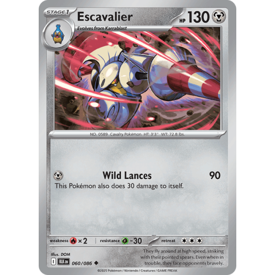 Escavalier - Black Bolt