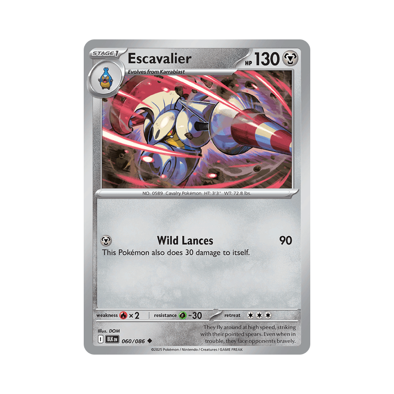 Escavalier - Black Bolt