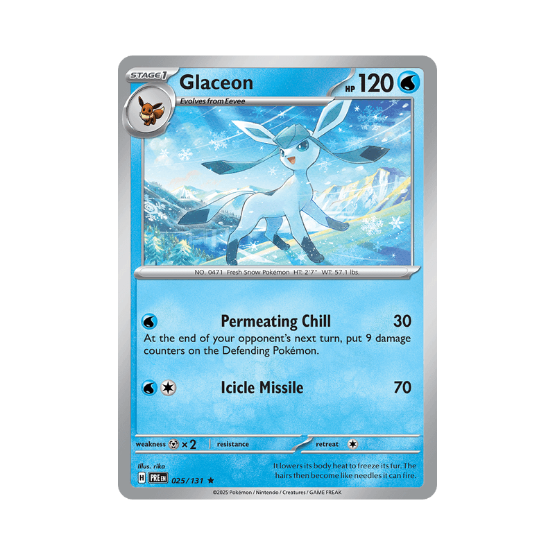 Glaceon - Prismatic Evolutions