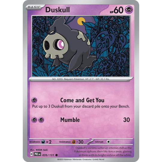 Duskull - Prismatic Evolutions