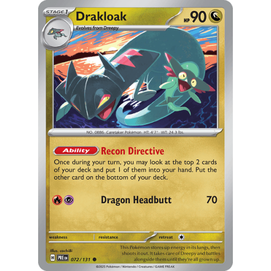 Drakloak - Prismatic Evolutions