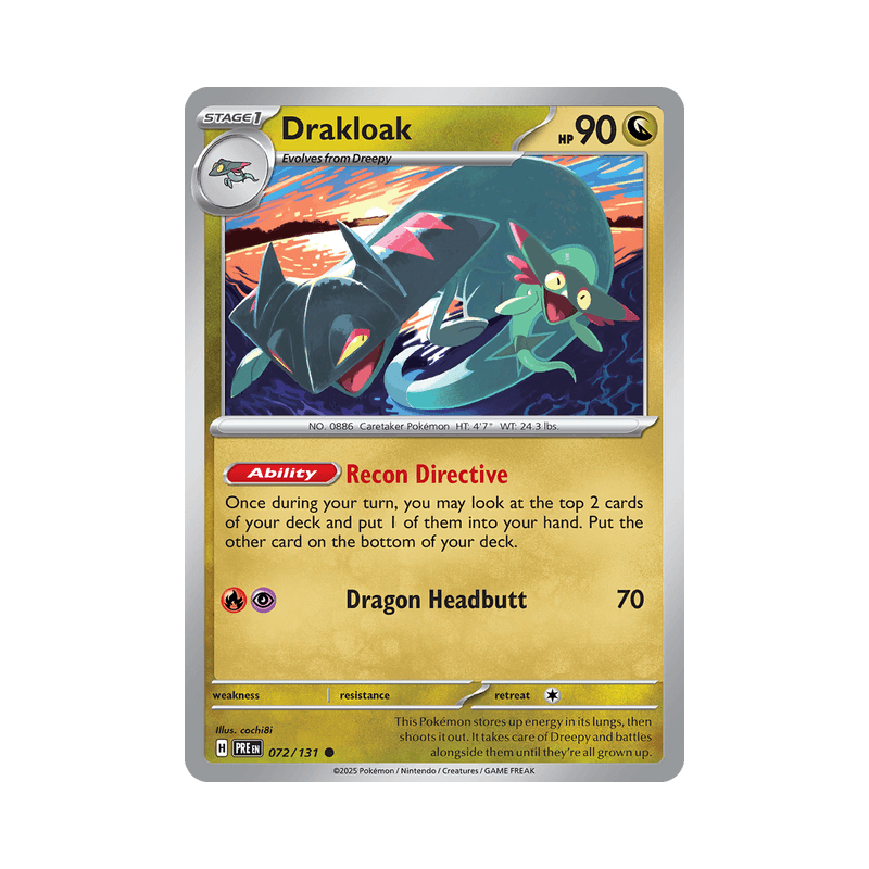 Drakloak - Prismatic Evolutions