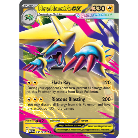 Mega Manectric EX - Mega Evolution