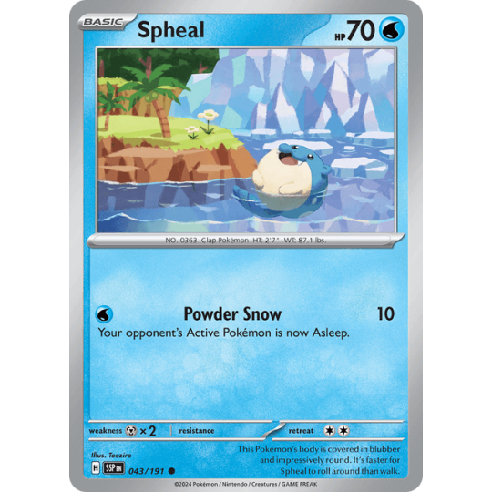 Spheal - Surging Sparks