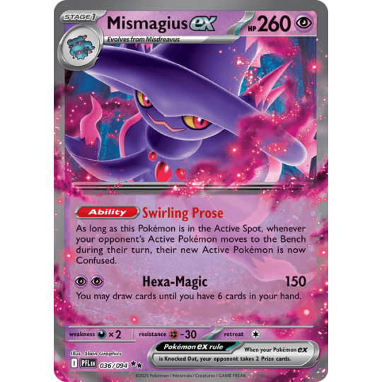 Mismagius EX - Phantasmal Flames
