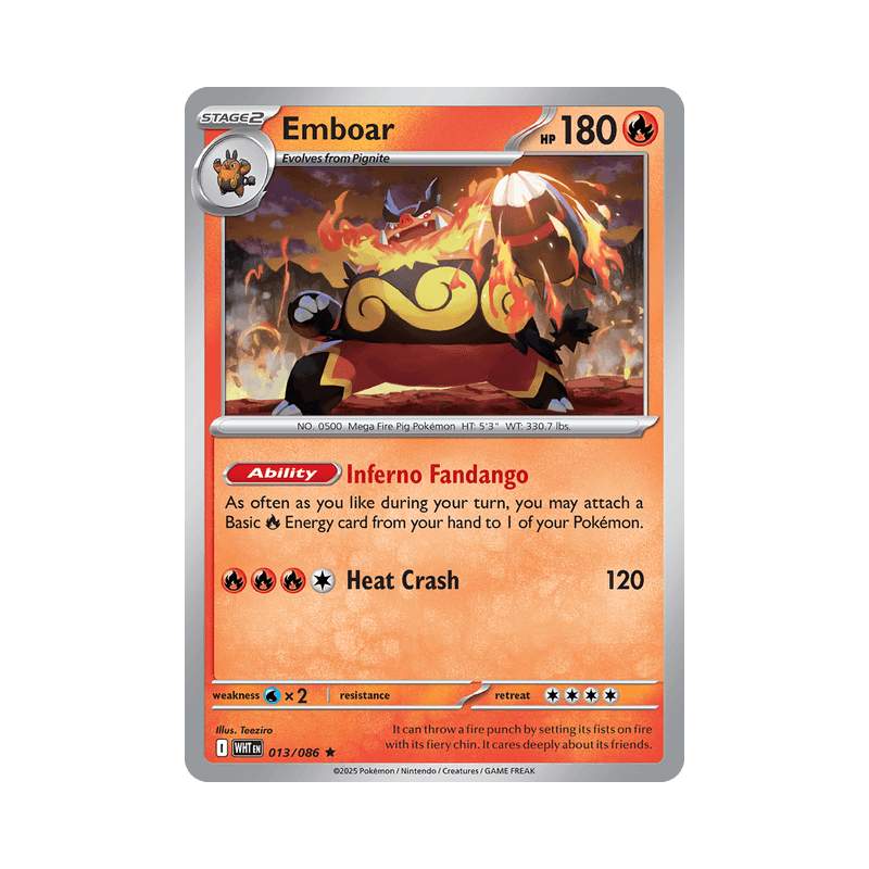 Emboar - White Flare