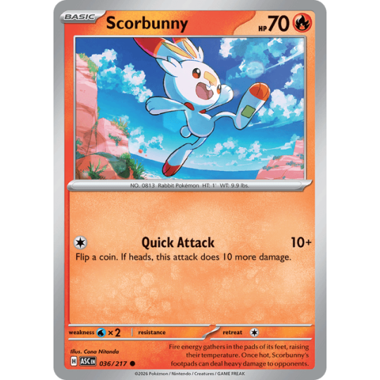 Scorbunny - Ascended Heroes