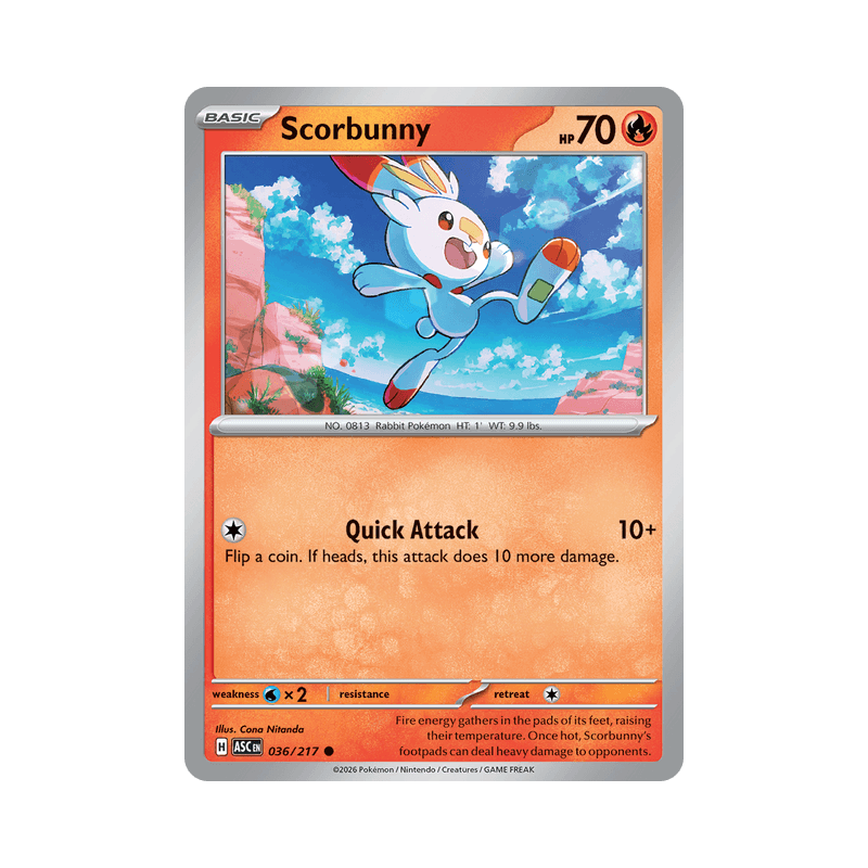 Scorbunny - Ascended Heroes