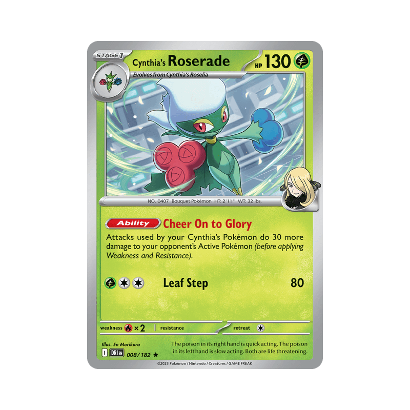 Cynthia's Roserade - Destined Rivals