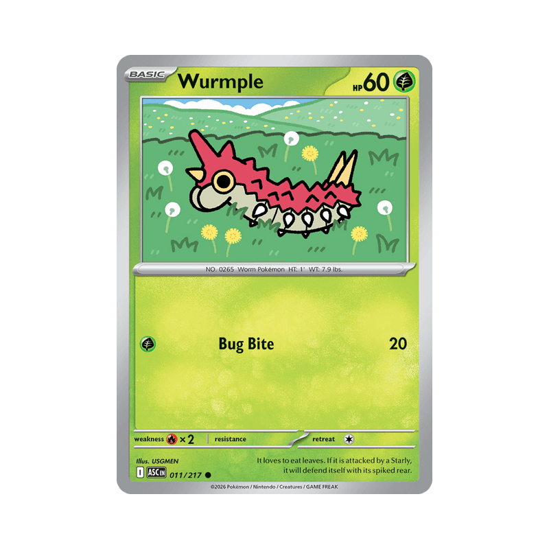 Wurmple - Ascended Heroes