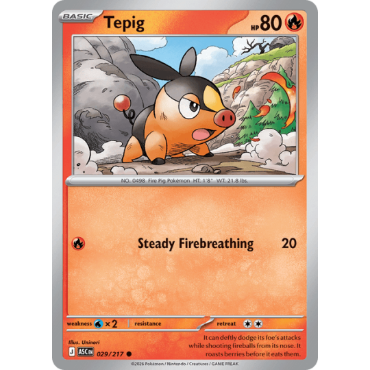 Tepig - Ascended Heroes