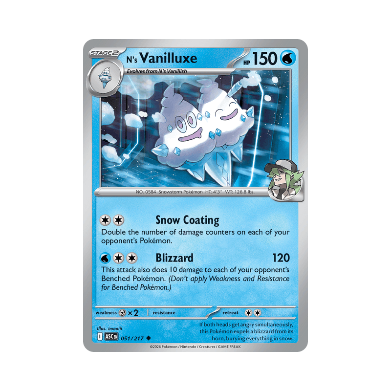 N's Vanilluxe - Ascended Heroes