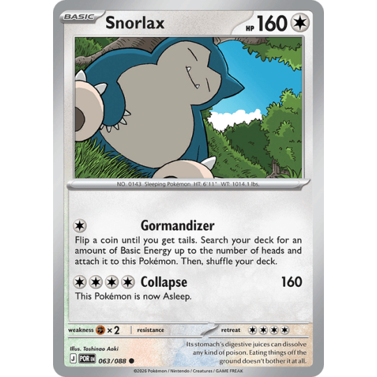 Snorlax - Perfect Order